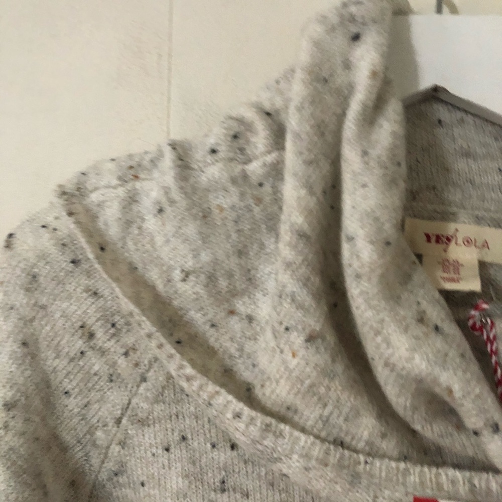 NWT Yes Lola speckled cowl neck sweater XS - Picture 9 of 11